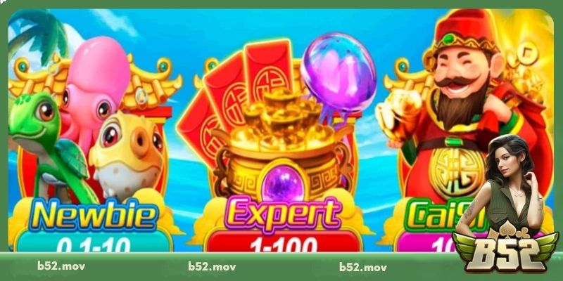 Bí quyết sử dụng vũ khí khi chơi Cai Shen Fishing B52