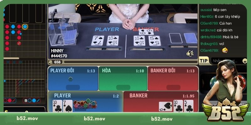 Chi tiết luật chơi Baccarat B52 đầy đủ nhất