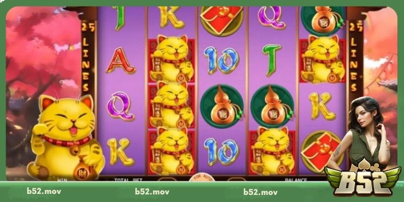 Chiến thuật chơi slot game Mèo Tài Lộc trúng đậm