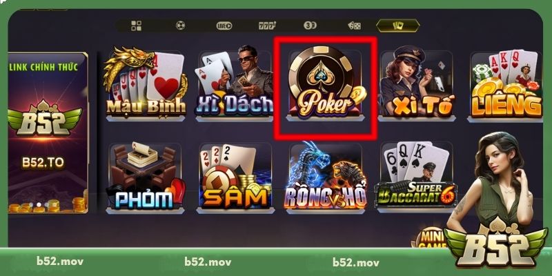 Giới thiệu về Poker B52