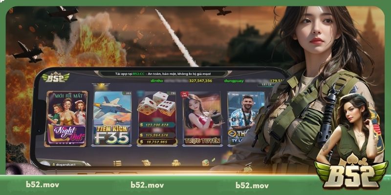 Khám phá danh mục game đa dạng của B52