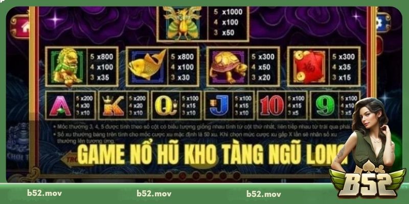 Kinh nghiệm chơi game slot Kho Tàng Ngũ Long