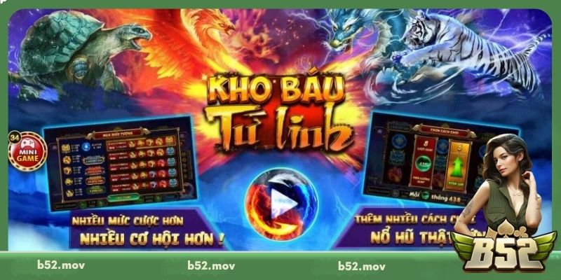 Vài nét về slots game Kho Báu Tứ Linh